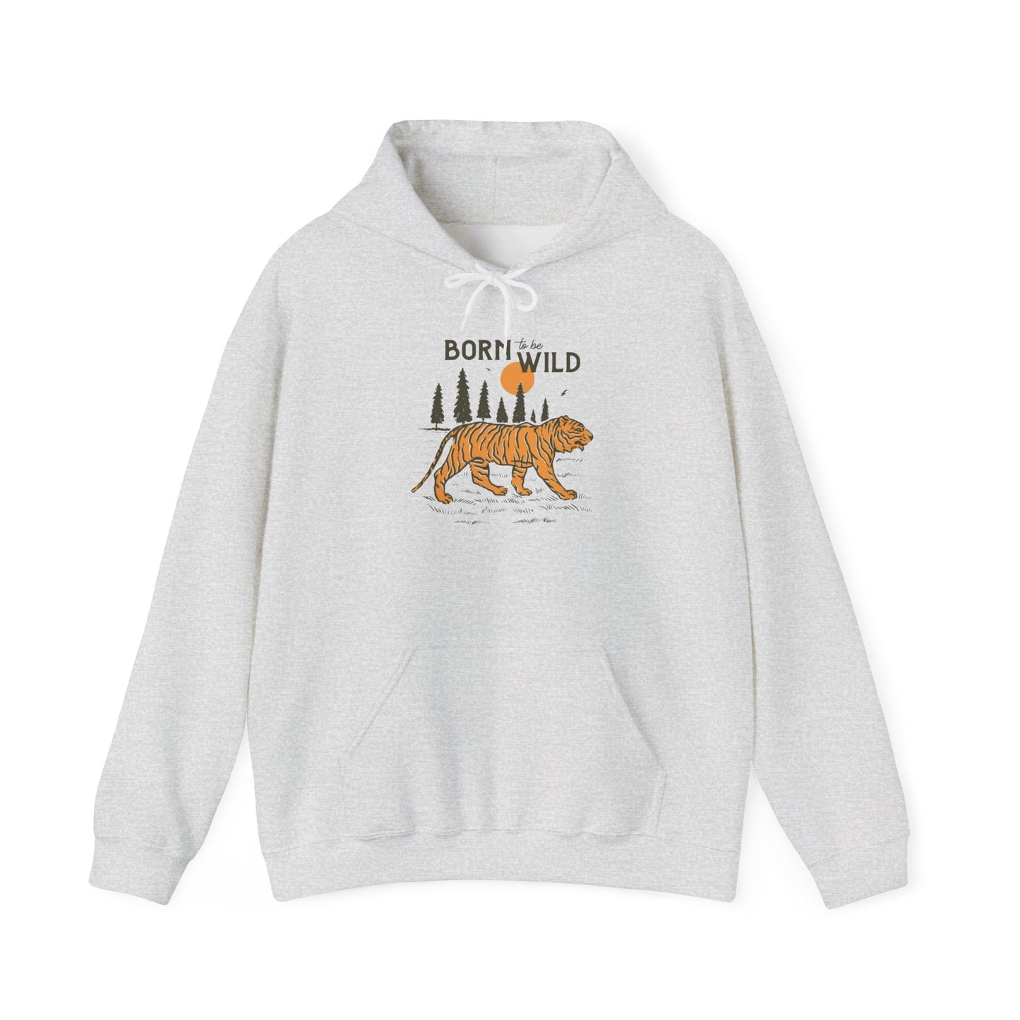 Born To Be Wild Graphic Hoodie Unisex Heavy Blend™ Hooded Sweatshirt