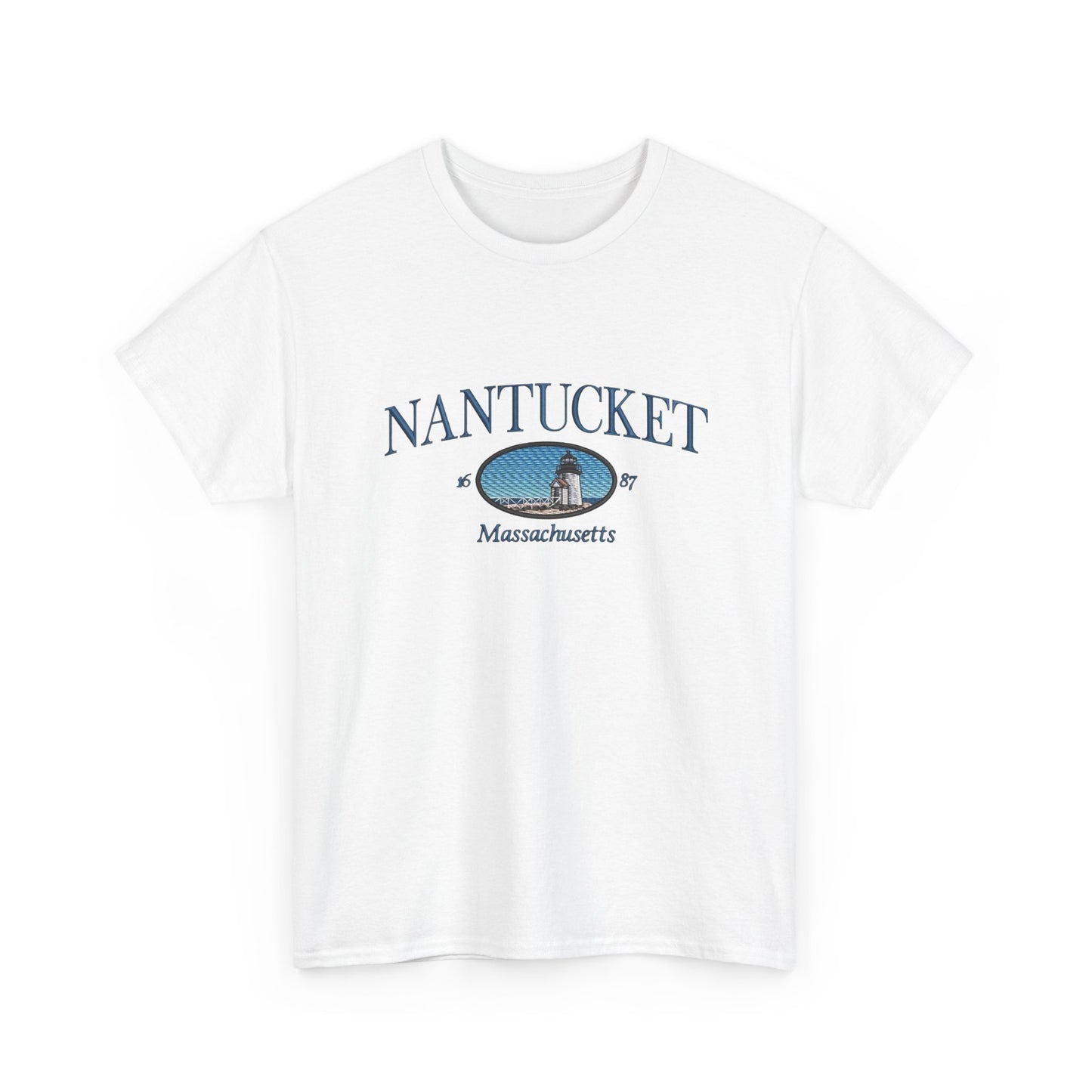 Nantucket Massachusetts Graphic T Shirt NEW Unisex Heavy Cotton Tee