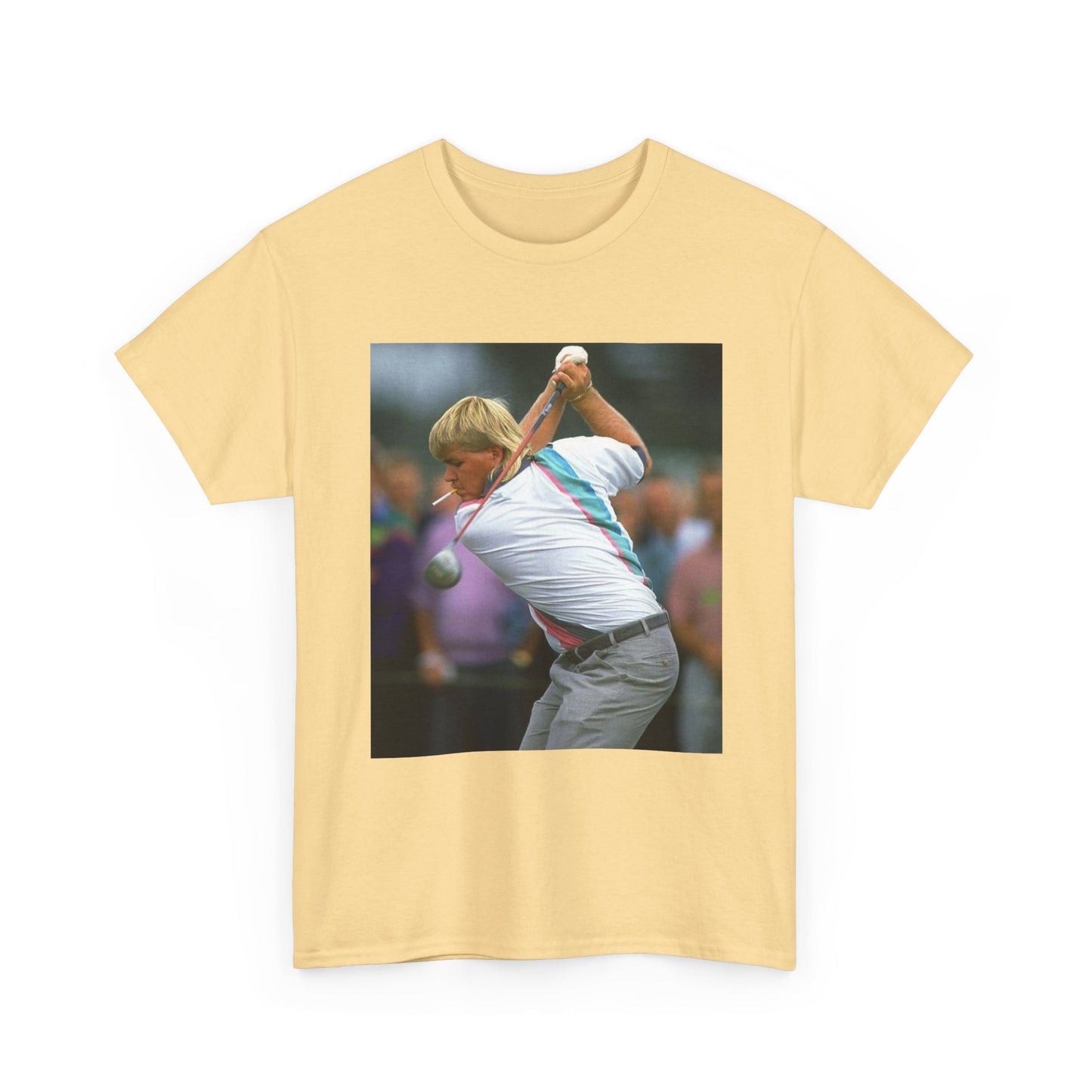 John Daly TShirt Masters golf club Tiger woods Vintage Unisex Heavy Cotton Tee