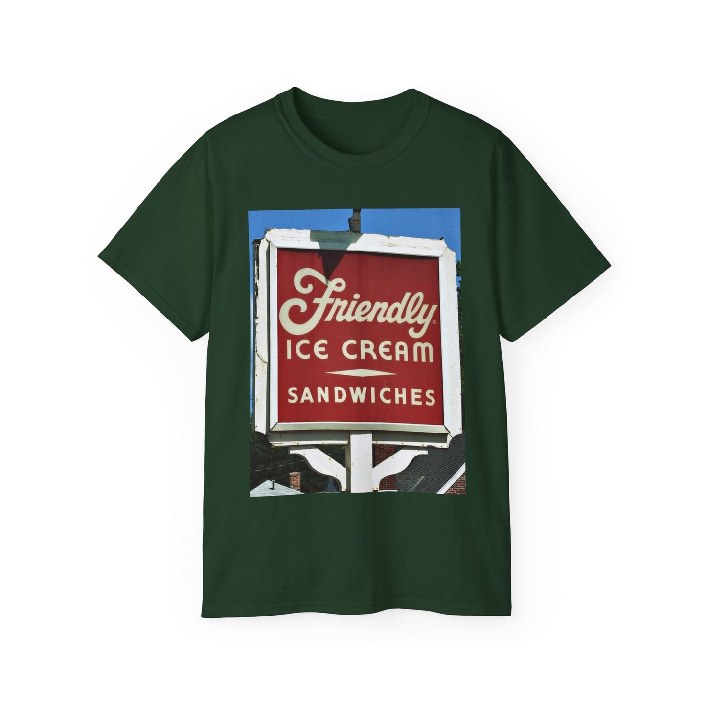Friendlys ice cream T-shirt vintage New England restaurant chef Ultra Cotton Tee