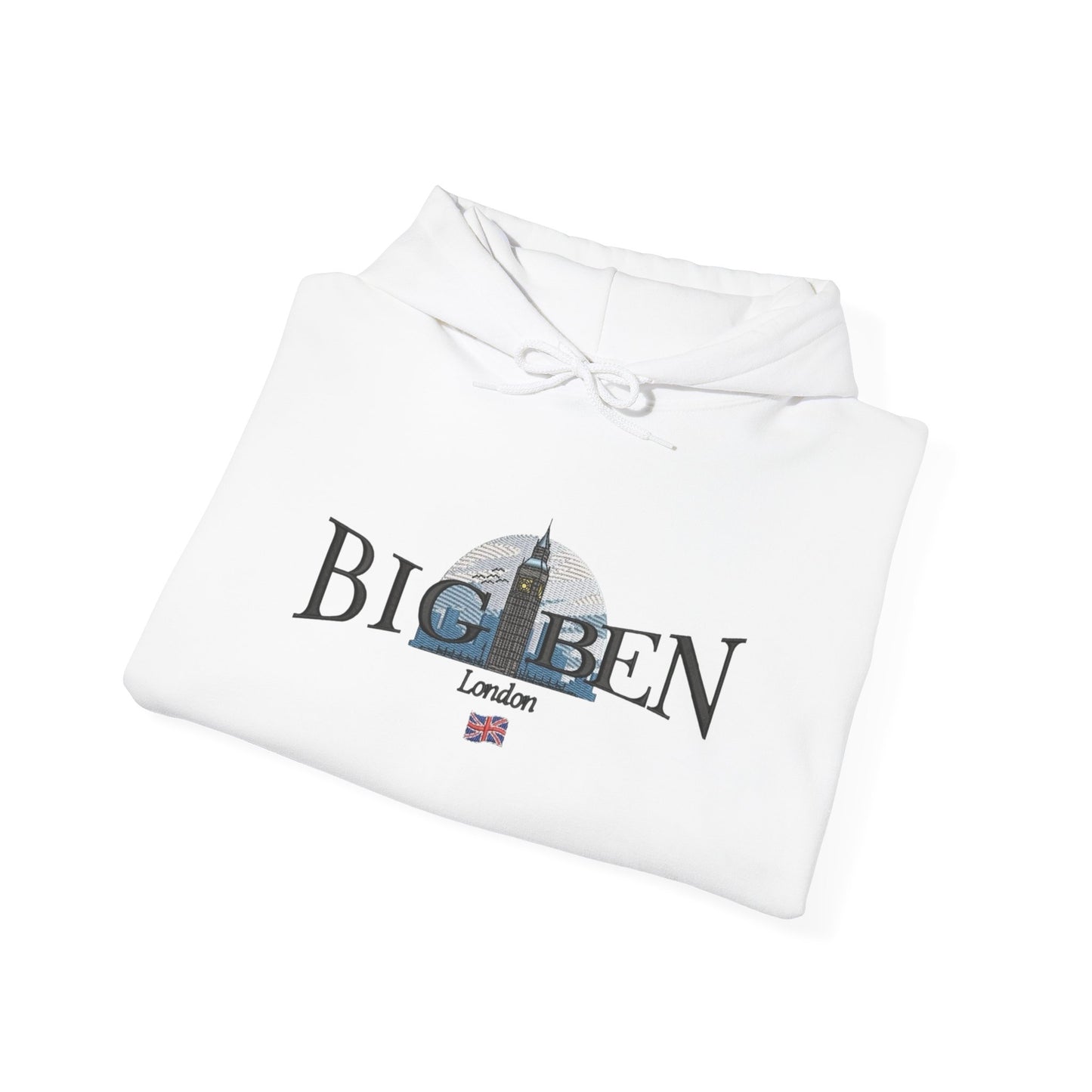 Big Ben London Graphic Hoodie Heavy Blend Sweatshirt NEW