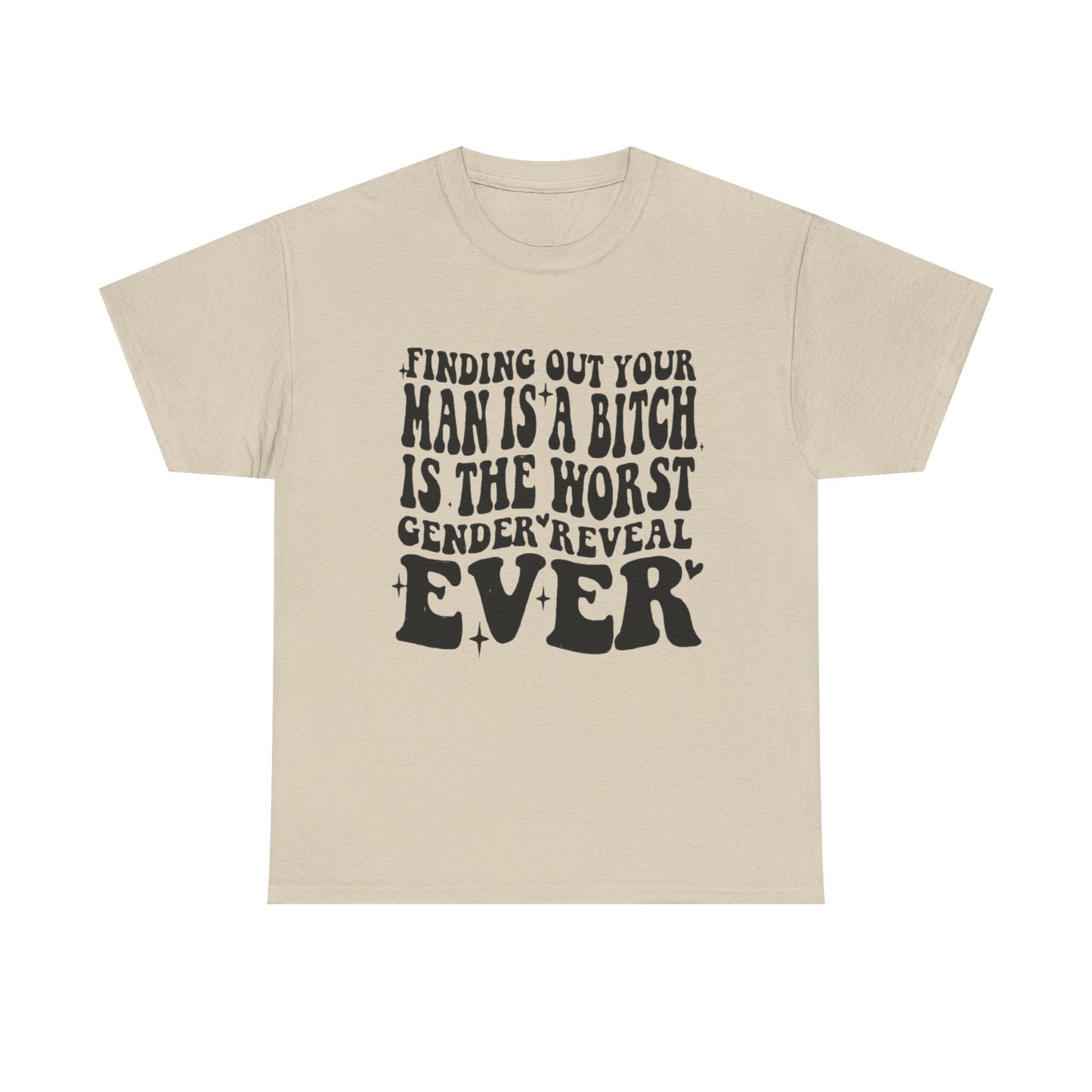 Funny Boyfriend Terrible Gender Reveal Graphic T Shirt Unisex Heavy Cotton Tee