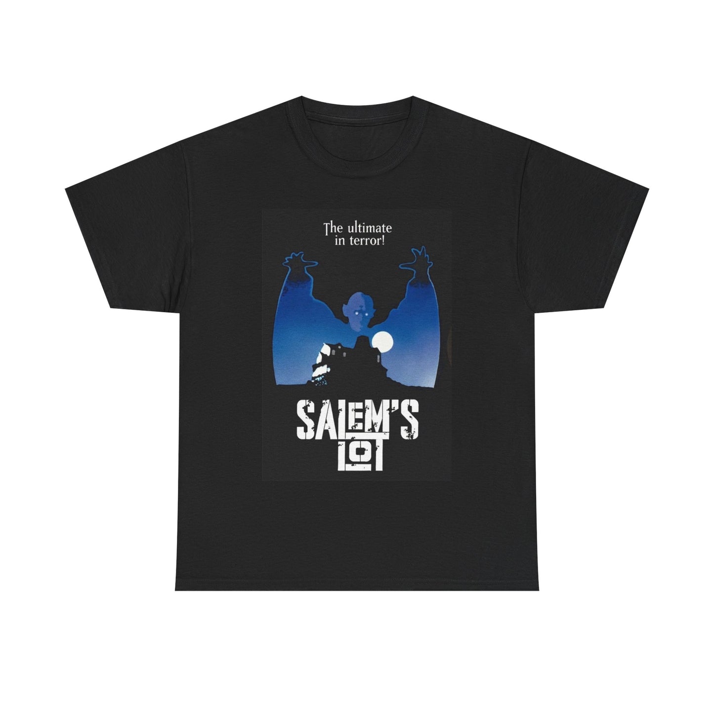 Salems Lot Movie Poster T shirt Vintage Stephen King Horror Book Unisex