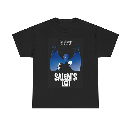 Salems Lot Movie Poster T shirt Vintage Stephen King Horror Book Unisex