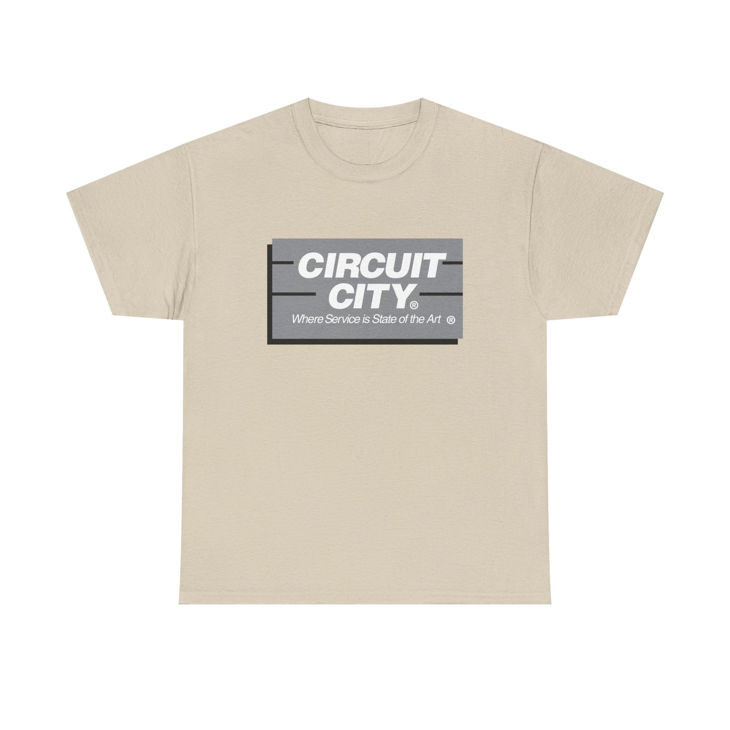 Circuit city T-shirt vintage graphic employee shirt retro design Unisex Heavy