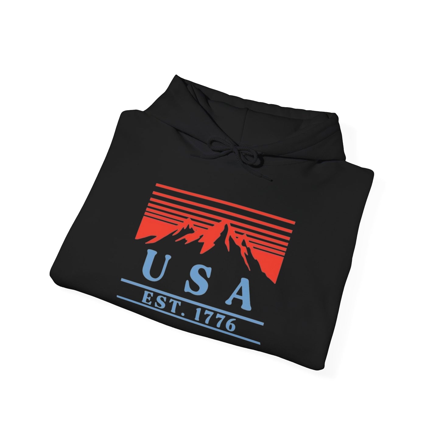 USA 1776 Graphic Hoodie Unisex Heavy Blend™ Hooded Sweatshirt
