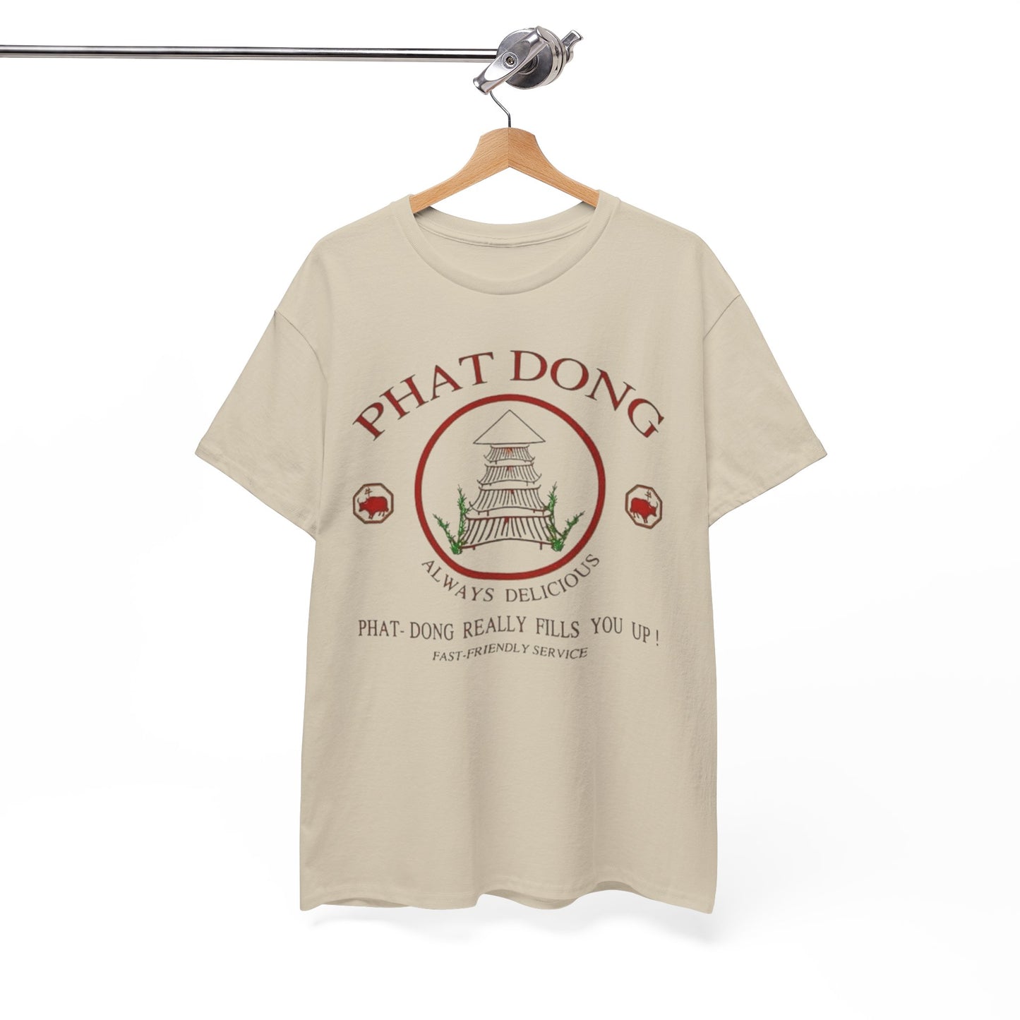 Phat Dong Funny Chinese Food Graphic T-Shirt Gift NEW Jokes  Heavy Cotton Tee