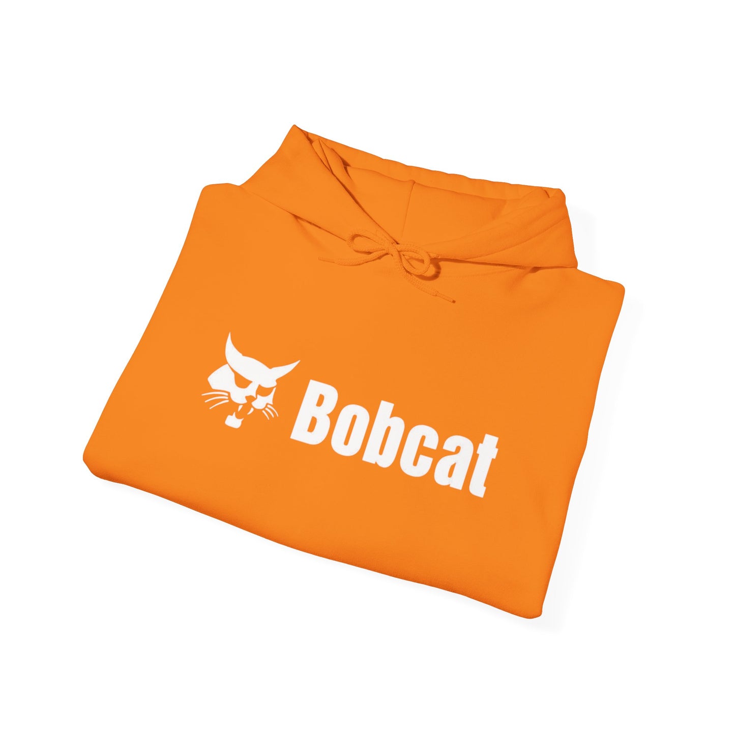 Bobcat Logo Retro Equipment Graphic Hoodie Unisex Heavy Blend™ Hooded Sweatshirt
