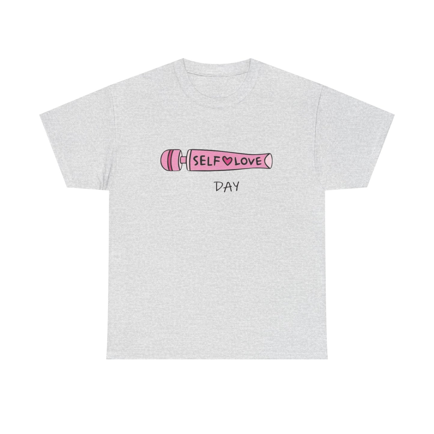 Vibrator Self Love Day Funny Graphic T-Shirt Unisex Heavy Cotton Tee Gift