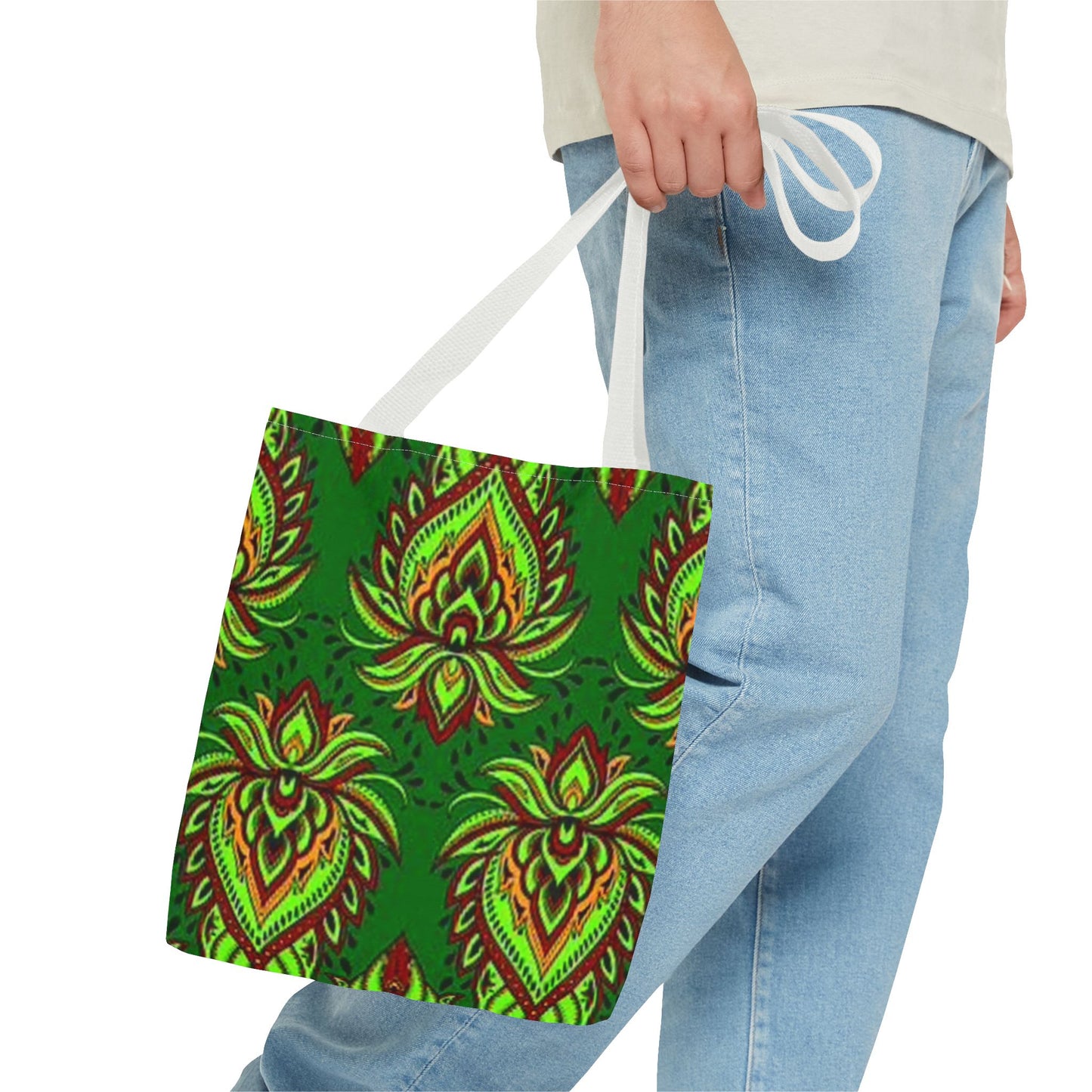 Green Bulbs Flowers Multi Color BRAND NEW MODERN Tote Bag (AOP)