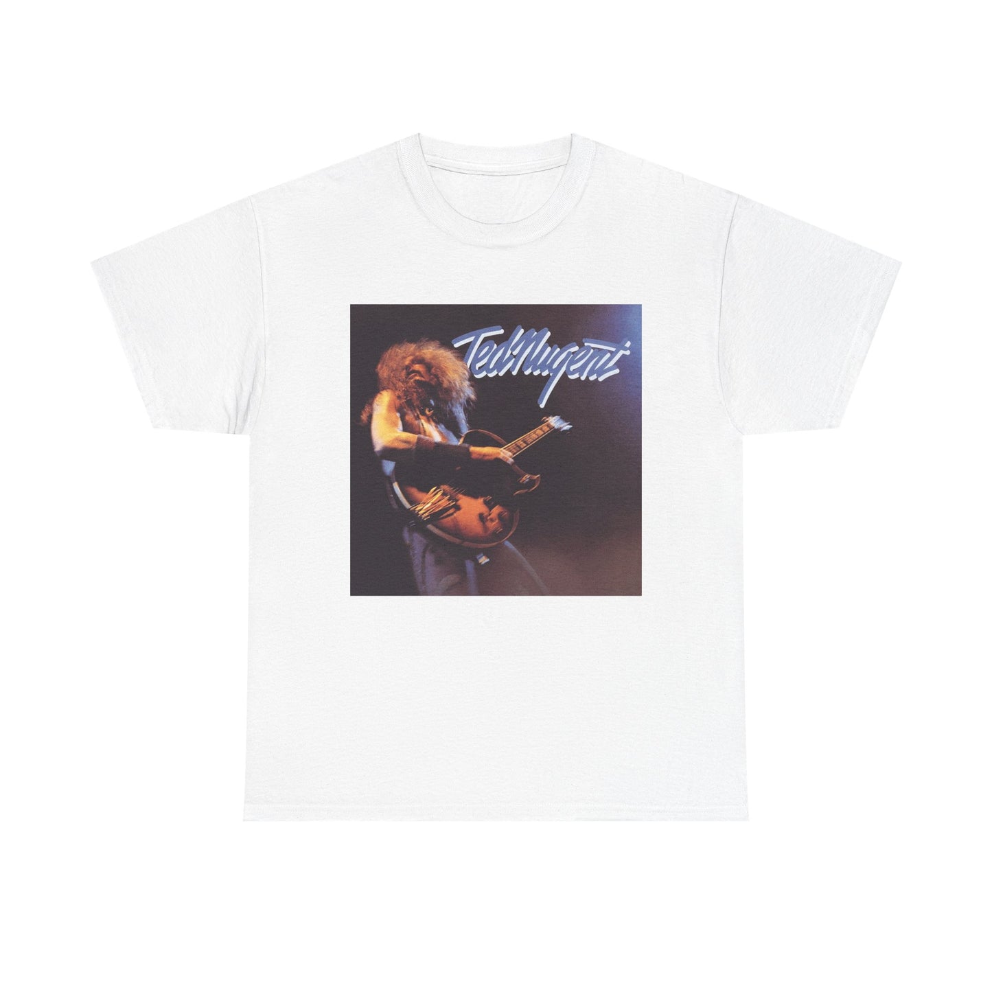 Ted Nugent Tshirt Vintage Rock Album American USA retro Unisex Heavy Cotton Tee