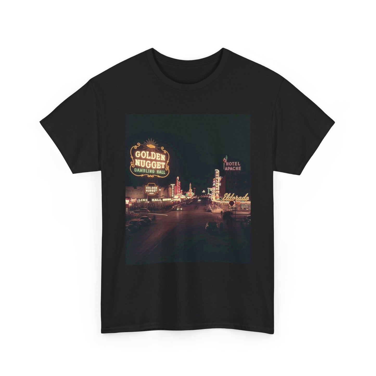 Las Vegas Tshirt Vintage Strip Retro Photo Nostalgia Unisex Golden Nugget Casino
