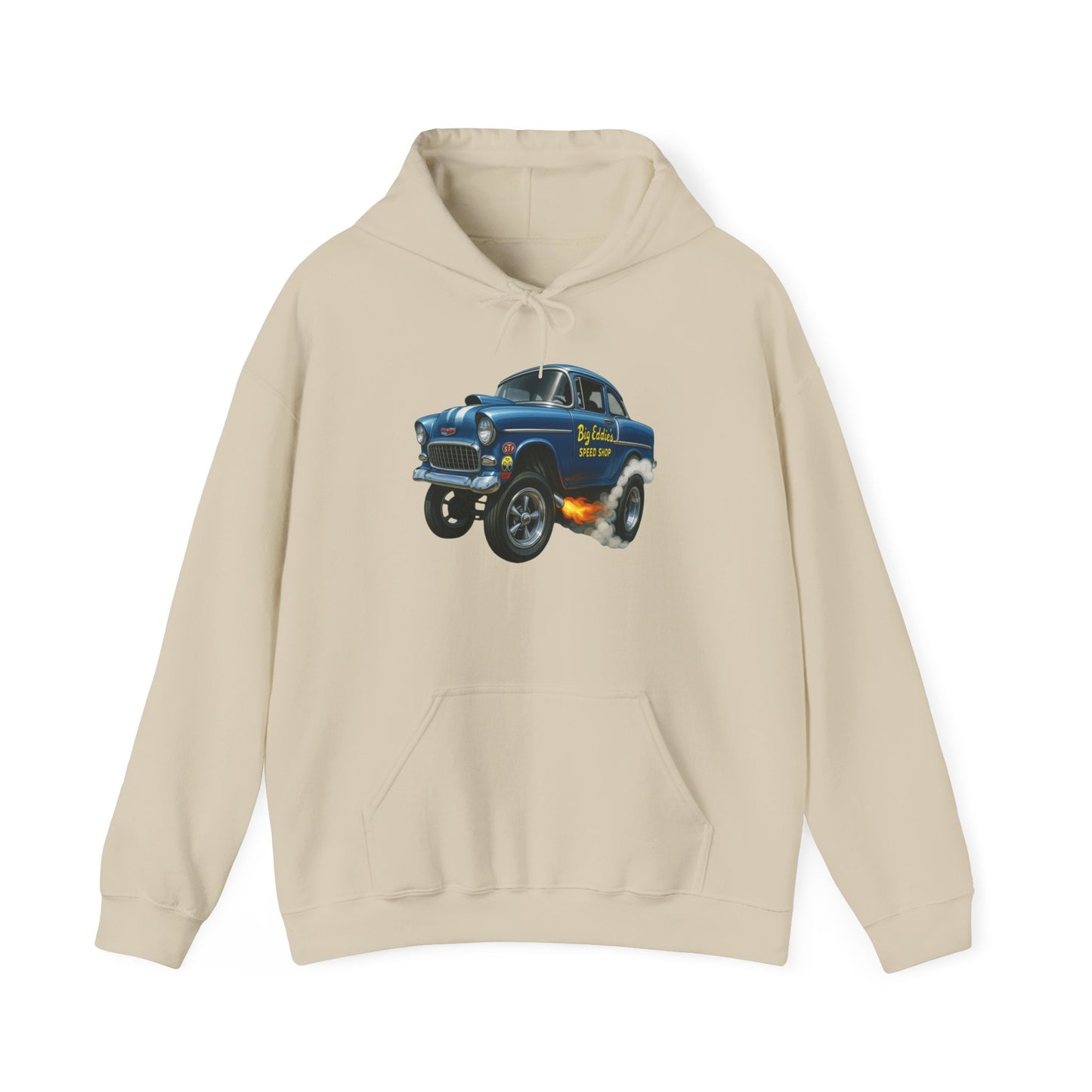 Chevrolet Hotrod Speed Shop 50's Graphic Hoodie NEW Heavy Hooded Sweatshirt