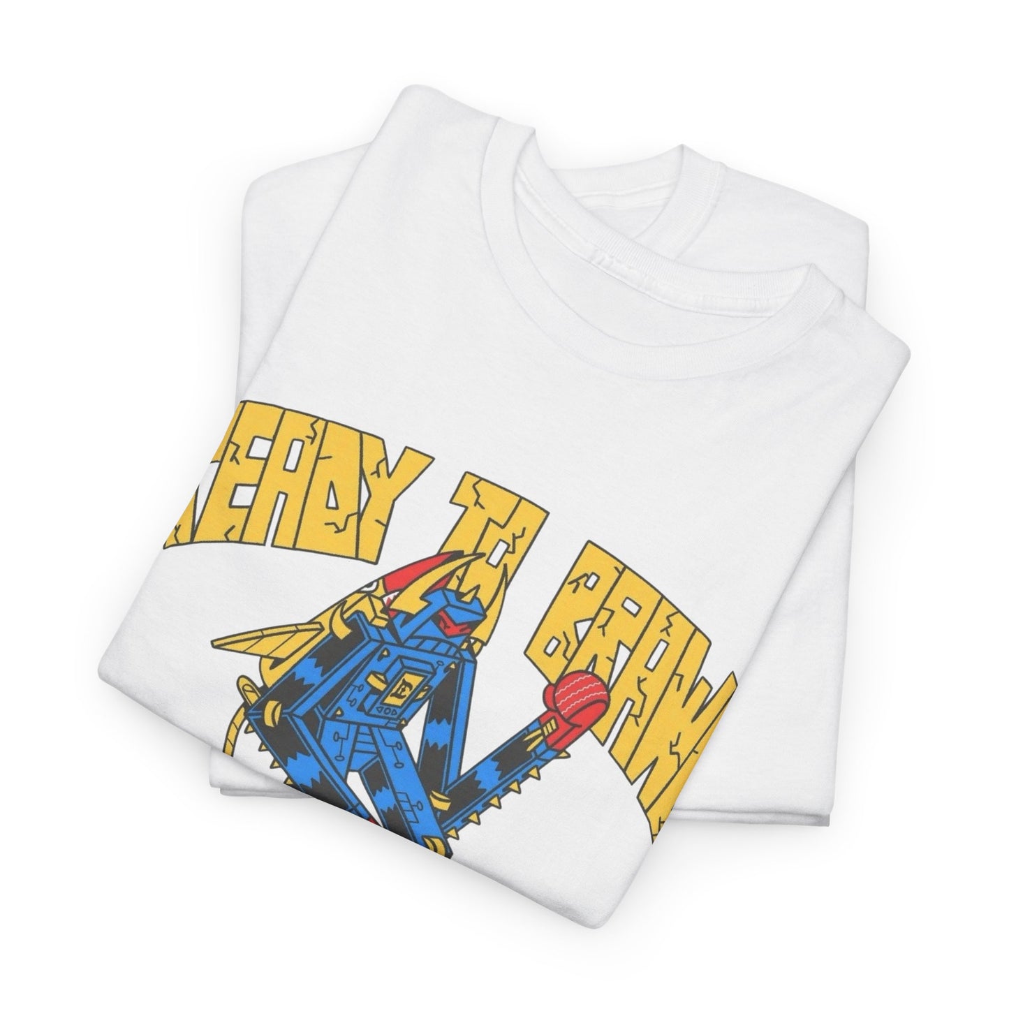 Ready To Brawl Vintage 90's Kids Graphic T Shirt Unisex Heavy Cotton Tee