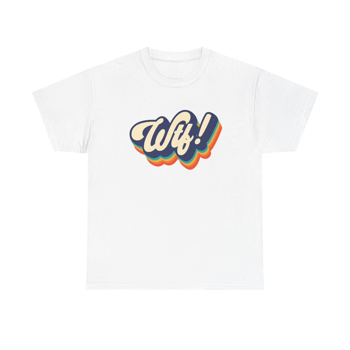 WTF Funny Graphic T Shirt BRAND NEW Apparel Unisex Heavy Cotton Tee