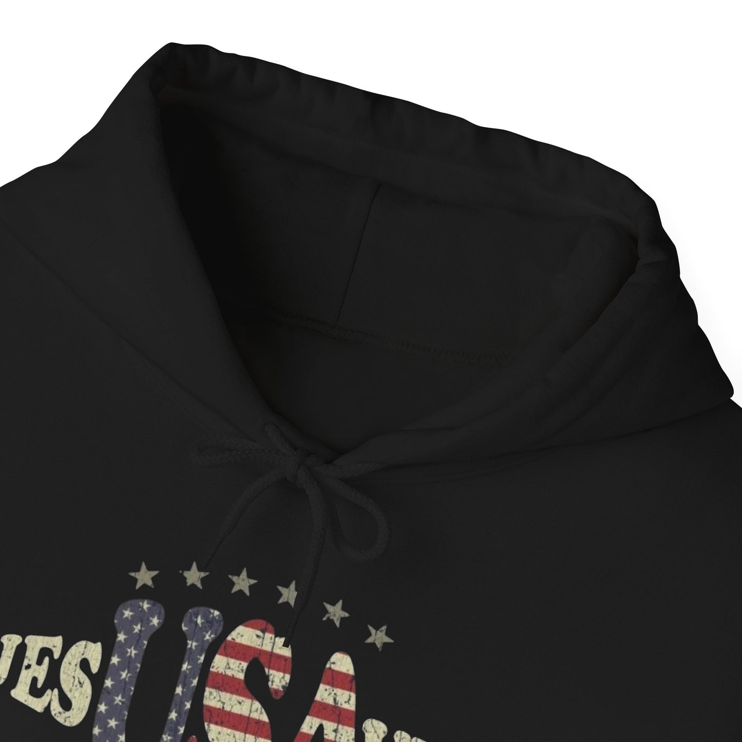 Jesus Saves USA Graphic Hoodie Men's Heavy Blend™ Hooded Sweatshirt