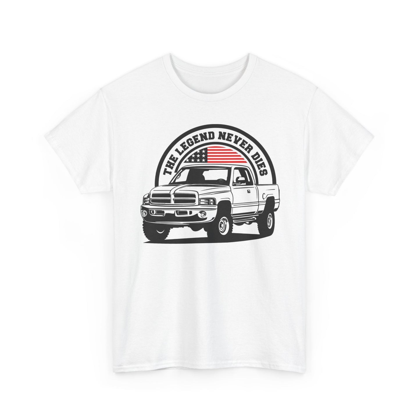 2nd Gen Ram Legends Never Die Graphic T Shirt Dodge Vintage Unisex Heavy Cotton