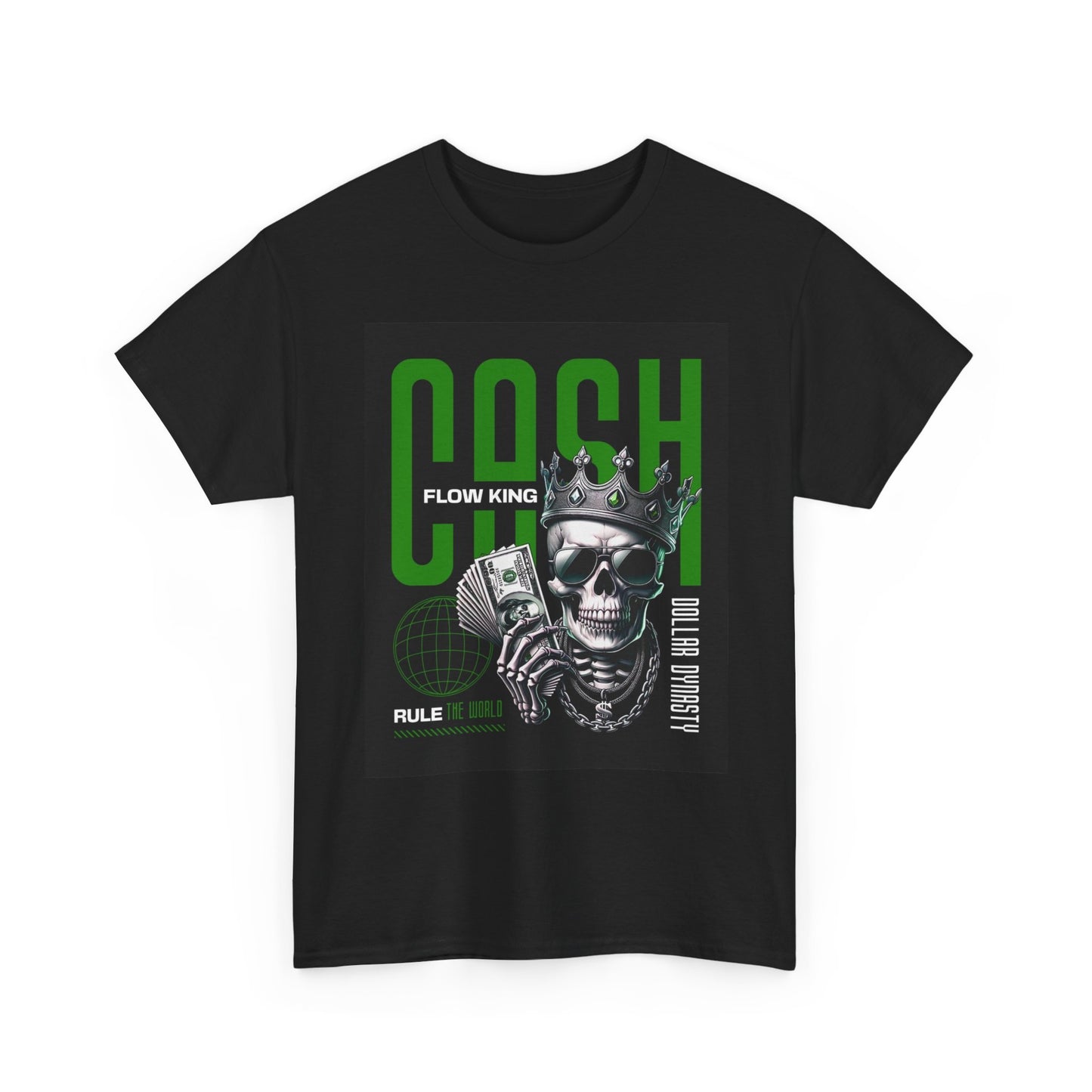 Cash Flow King T Shirt Vintage Apparel Mens Womens Unisex Heavy Cotton Tee