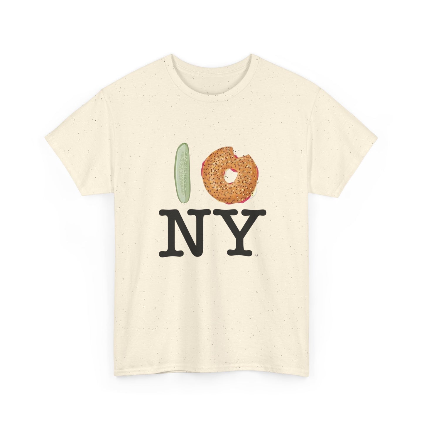 I Love New York City Bagel Shop Graphic T Shirt Unisex NEW Heavy Cotton Tee