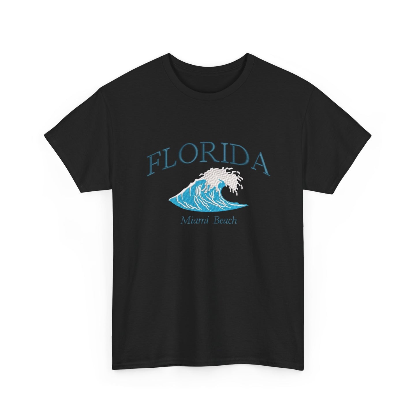 Florida Miami Beach Graphic T Shirt NEW Unisex Heavy Cotton Tee