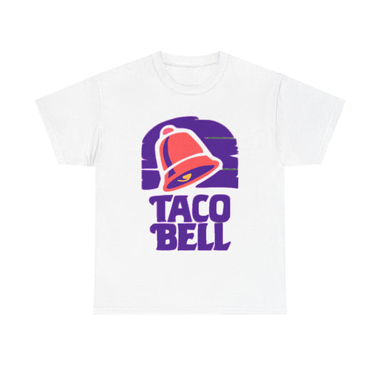 Taco Bell Shirt Funny Gift Retro Logo Mexican Restaurant Unisex Heavy Cotton Tee