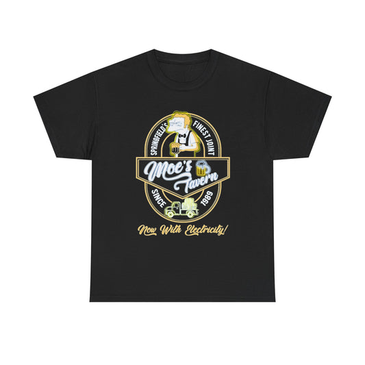 Moes Tavern Graphic T Shirt NEW Vintage Unisex Heavy Cotton Tee