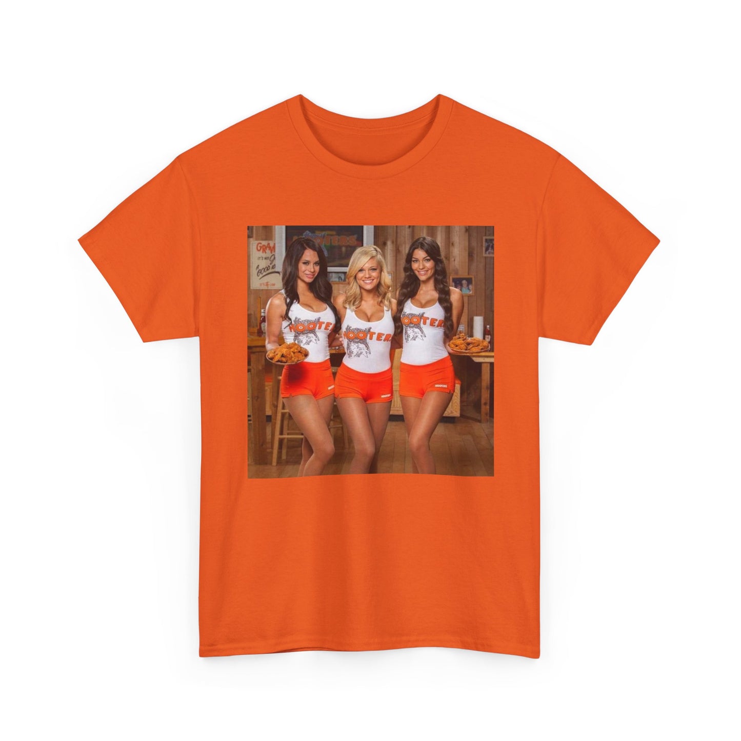 Hooters Models Retro T Shirt Unisex Heavy Cotton Tee Gift