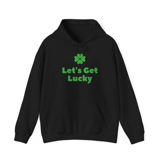 Lets Get Lucky Graphic Hoodie Men's Heavy Blend™ Hooded Sweatshirt