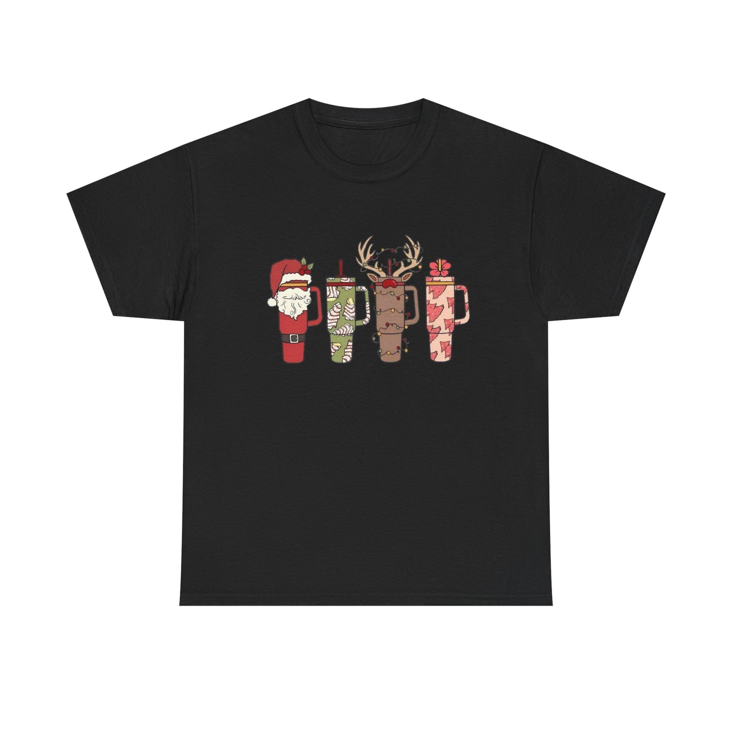 Christmas Stanly Cups Womens Funny Graphic T Shirt NEW ADULT