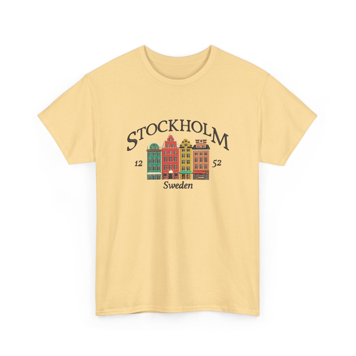 Stockholm Sweden Graphic T Shirt NEW Unisex Heavy Cotton Tee