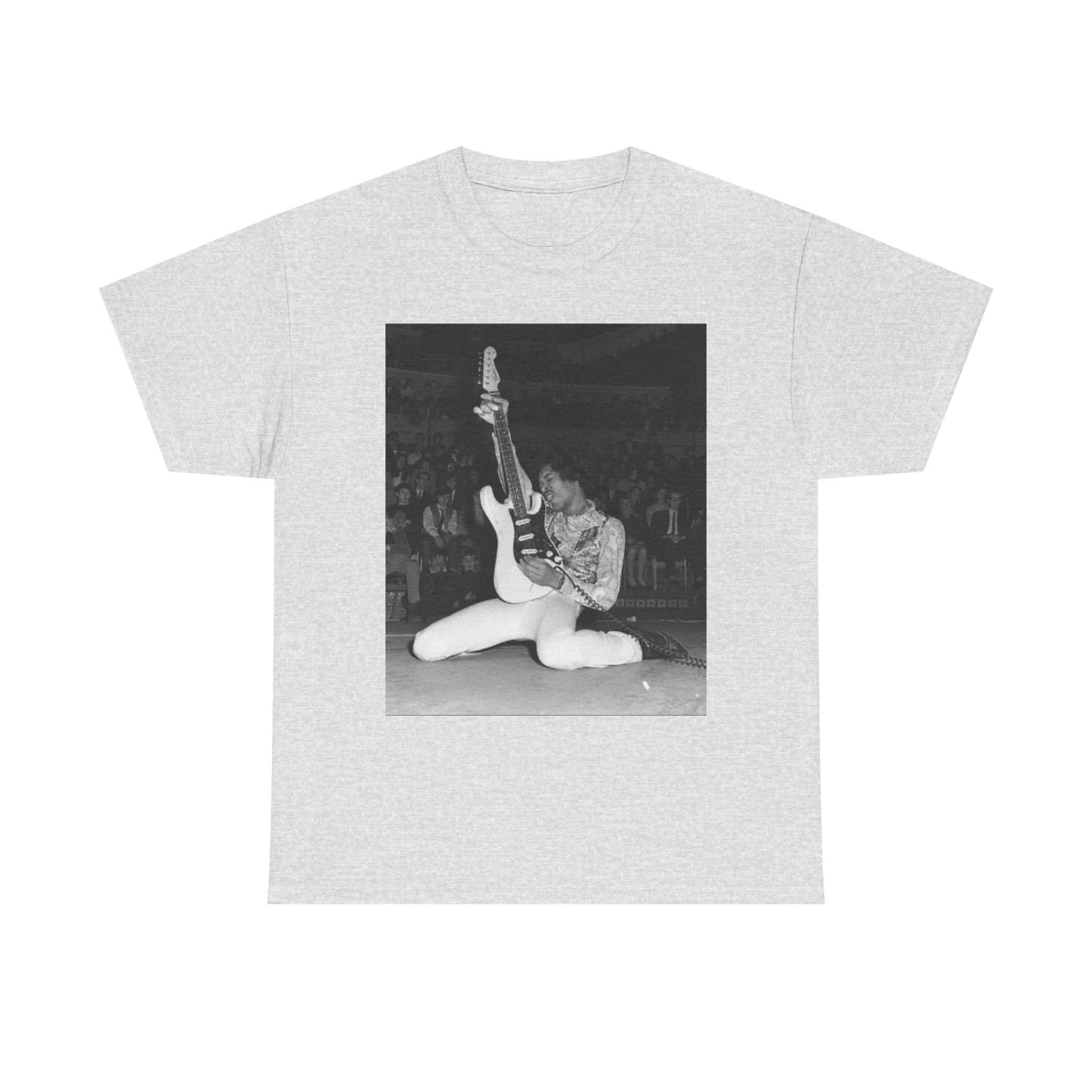 Jimi Hendrix Graphic T Shirt Vintage Photo Unisex Heavy Cotton Tee
