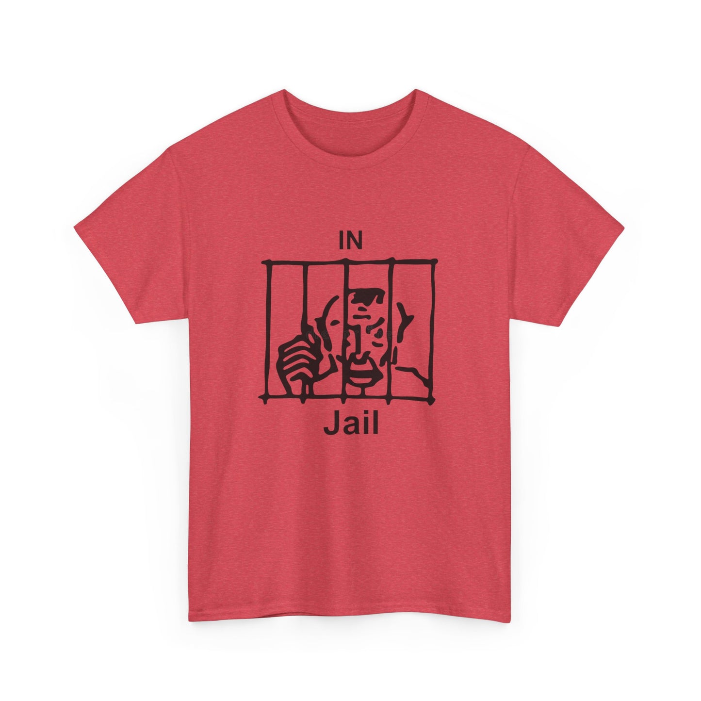 In Jail Graphic T Shirt NEW Unisex Heavy Cotton Tee