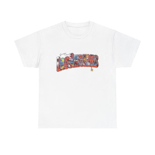 Greetings From Los Angeles Graphic T Shirt NEW Adult Tee