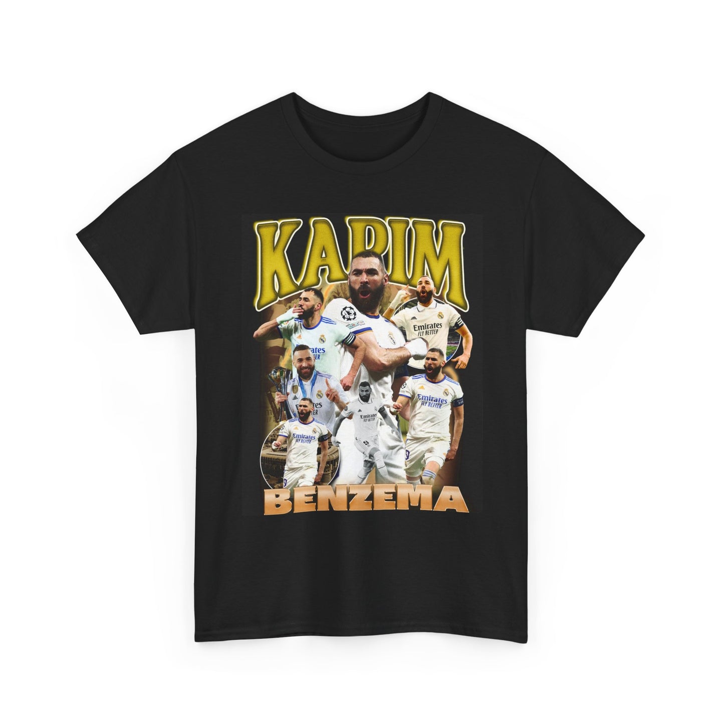 Karim Benzema Graphic Shirt Apparel BRAND NEW Unisex Heavy Cotton Tee