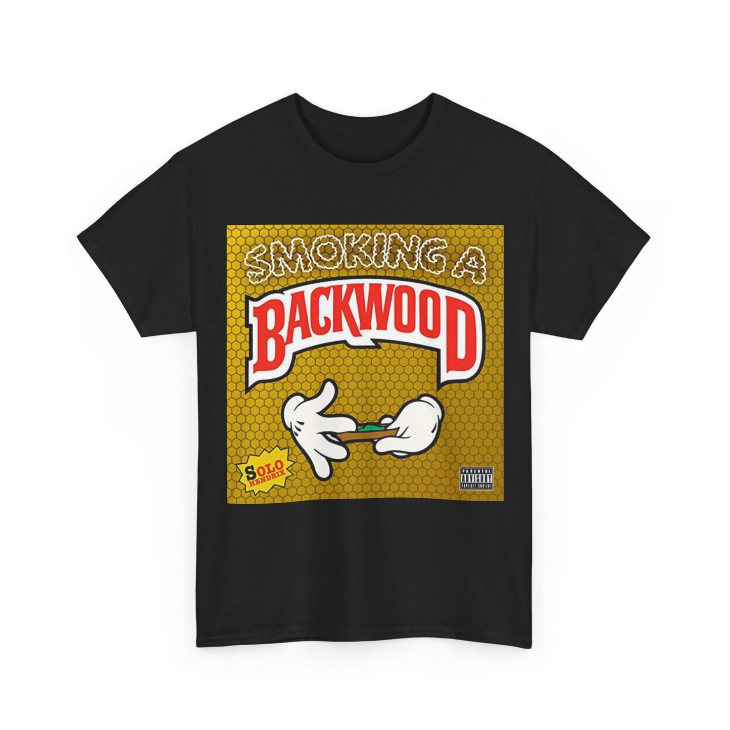 Backwoods Blunt Tshirt Rolling Up 420 Funny Graphic Unisex Heavy Cotton Tee
