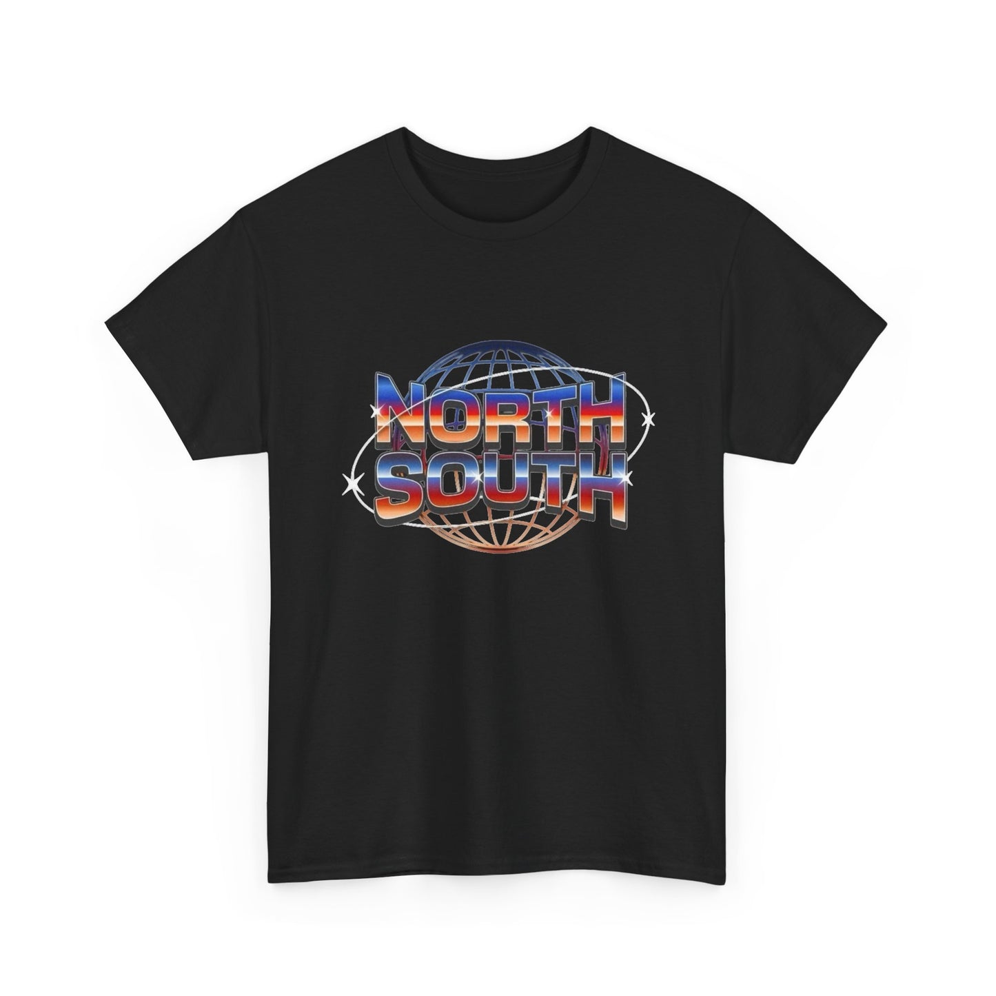 North South Graphic T Shirt NEW ADULT Unisex Heavy Cotton Tee