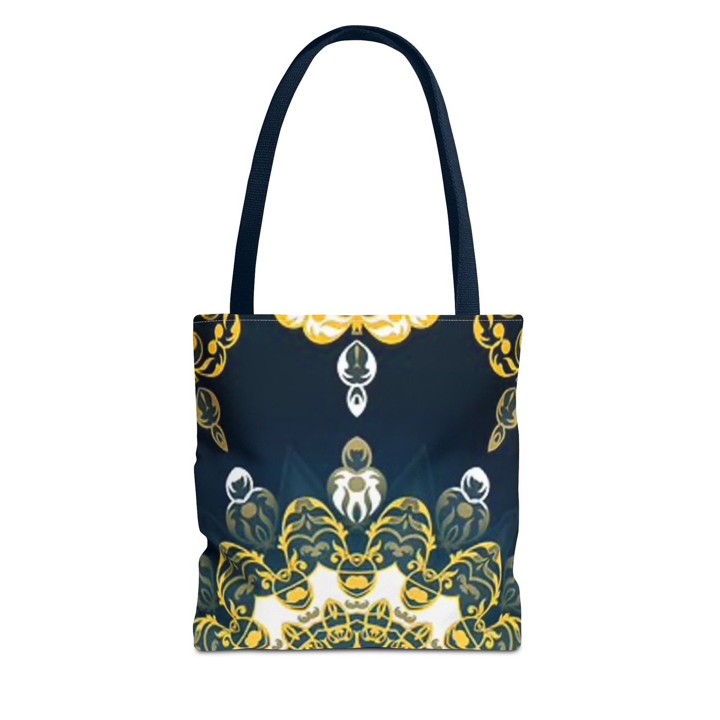 Navy And Gold Pattern Multi Color BRAND NEW MODERN Tote Bag (AOP)