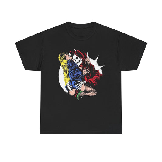 Grim Reaper Love Graphic T Shirt ADULT NEW Heavy Cotton Tee