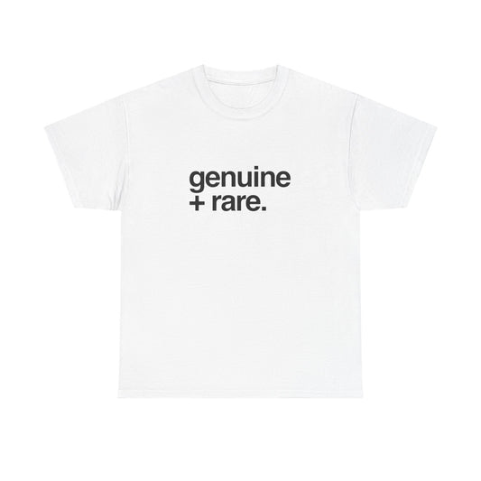 Genuine And Rare Graphic T Shirt NEW Unisex Heavy Cotton Tee