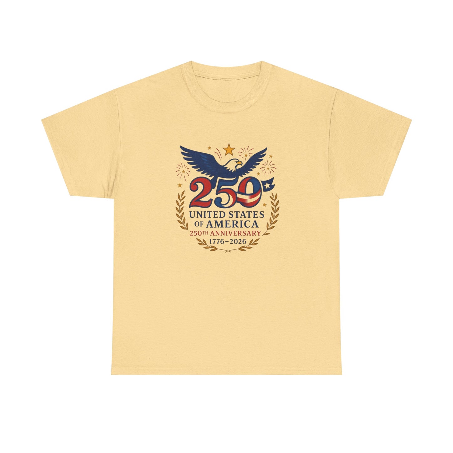 USA American 250th Anniversary Graphic T Shirt Adult New Tee
