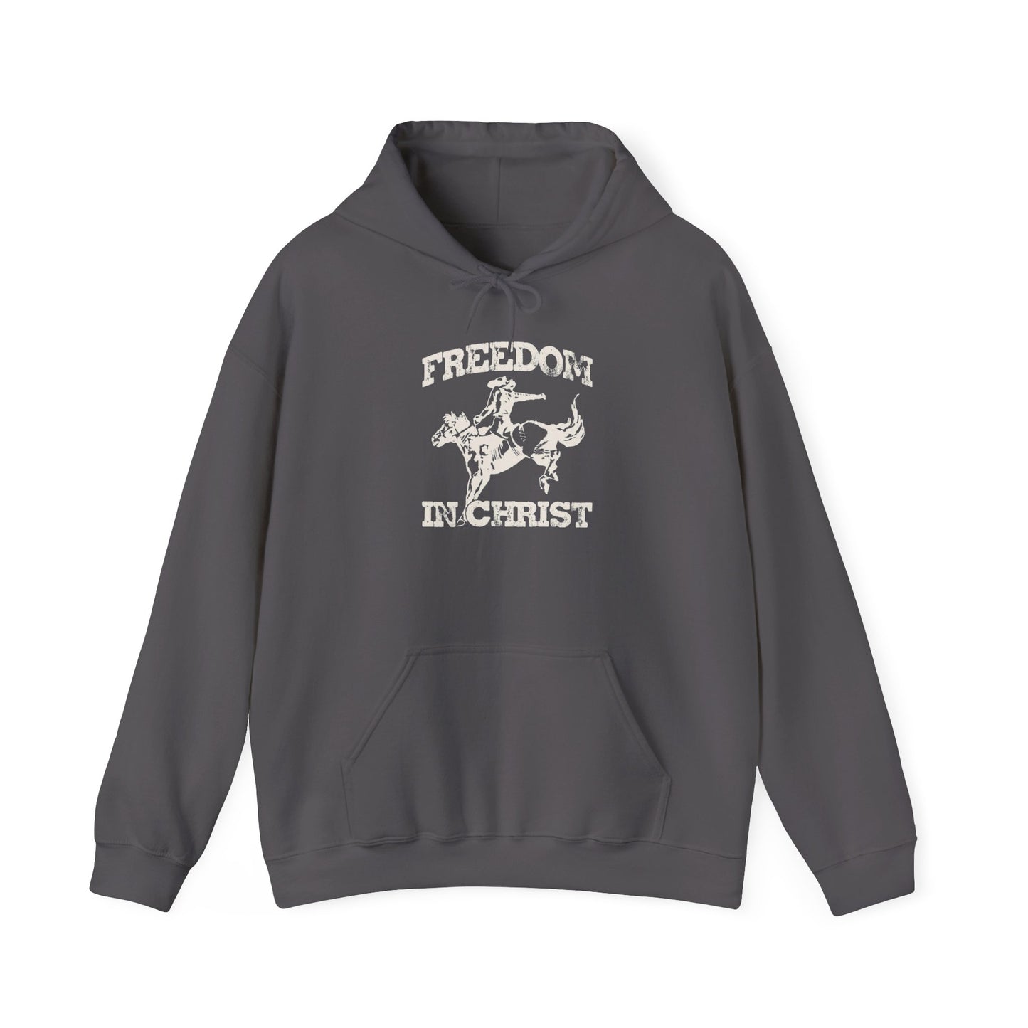 Freedom In Christ Graphic Hoodie Unisex Heavy Blend™ Hooded Sweatshirt