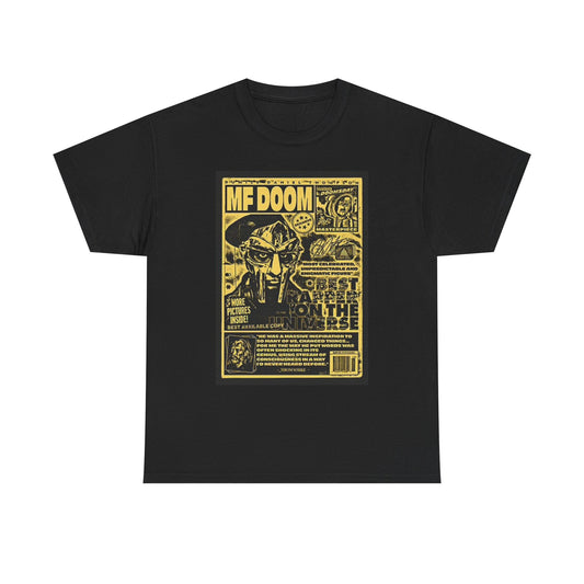MF Doom Graphic T Shirt Vintage Comic Rapper Unisex Heavy Cotton Tee