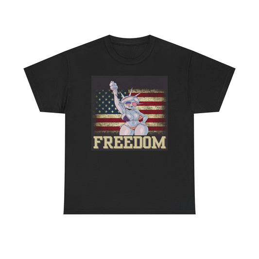 Freedom USA BIKINI Flag Graphic T Shirt Brand New Cotton Tee
