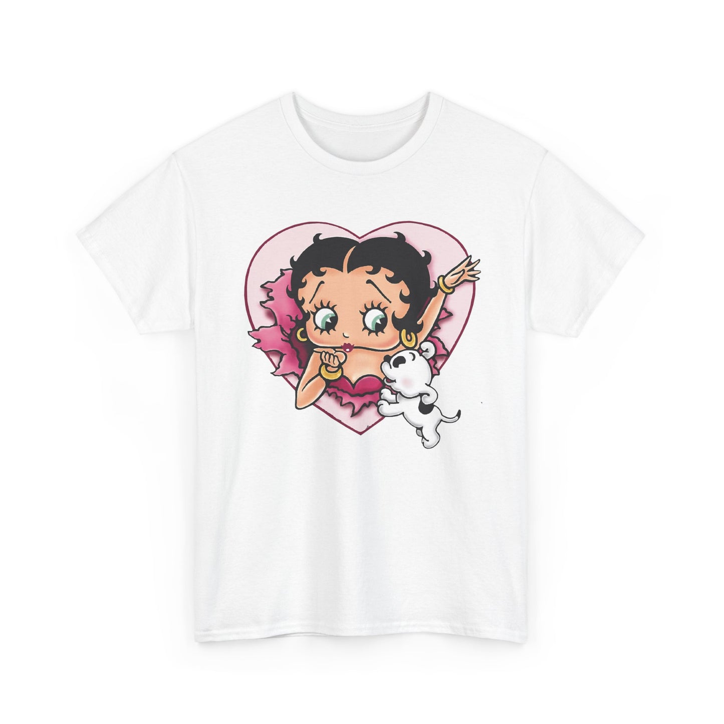 Betty Boop Graphic T Shirt Vintage Retro Art Unisex Heavy Cotton Tee 3