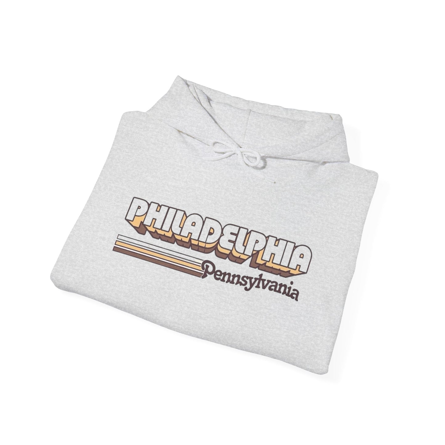 Philadelphia Retro Graphic Hoodie Unisex Heavy Blend™ Hooded Sweatshirt