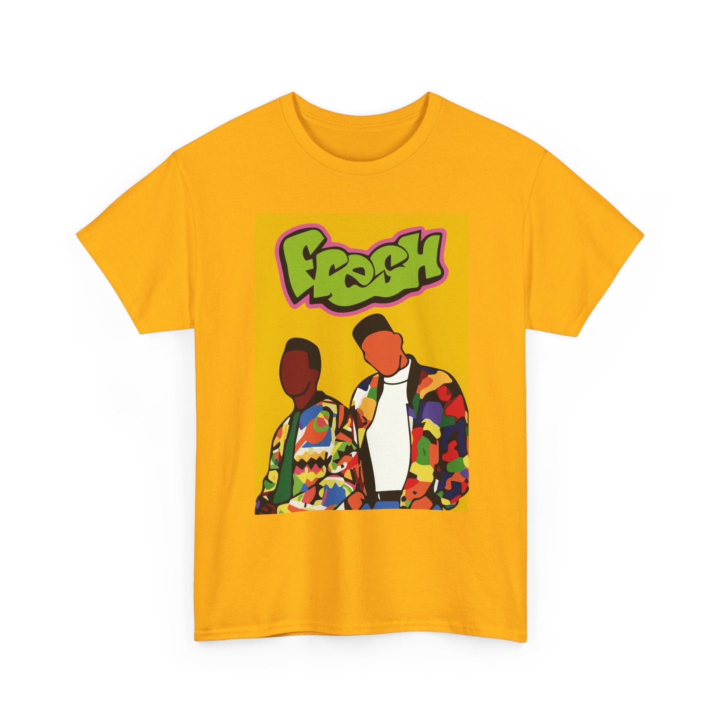 The fresh Prince Of Bel Air Tshirt Cartoon Poster Tv Unisex Heavy Cotton Tee