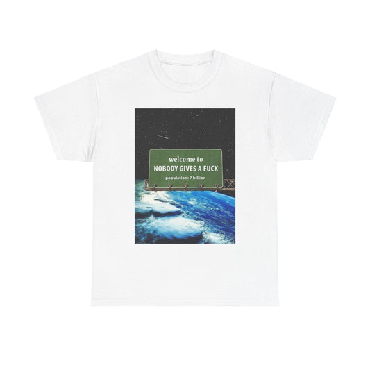 Welcome To Planet Earth Funny Graphic T Shirt Unisex Heavy Cotton Tee Gift New