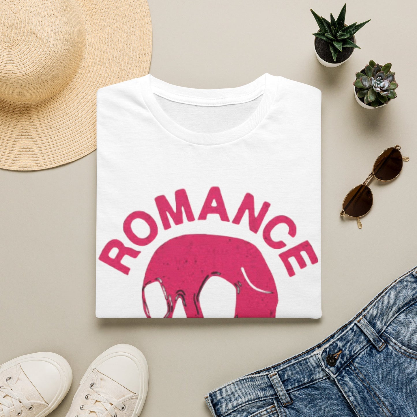 Romance Is Dead Graphic T Shirt Vintage Retro Skull Unisex Softstyle T-Shirt