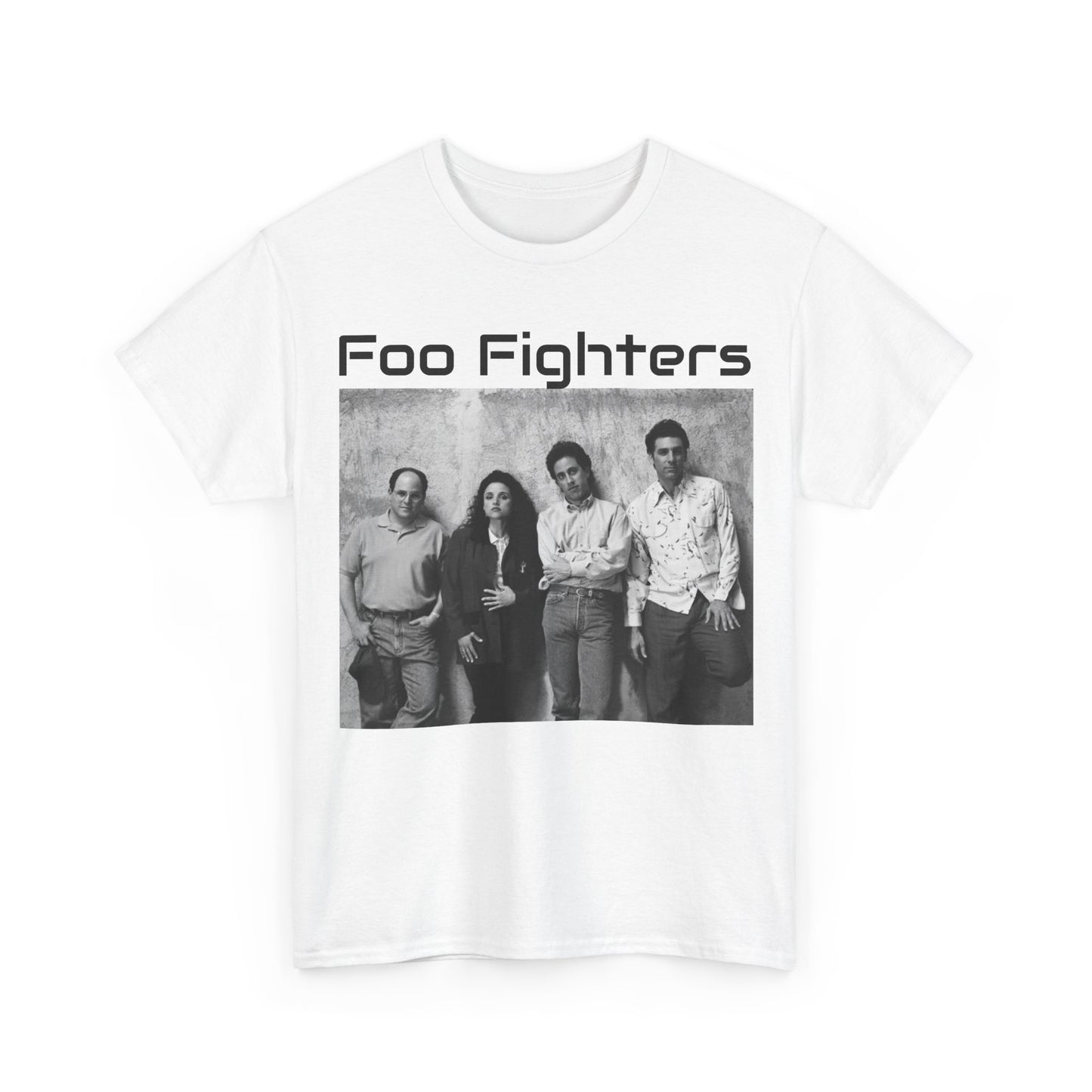 Foo fighters TShirt Seinfeld vintage New York funny band Unisex Heavy Cotton Tee