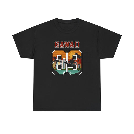 Hawaiian Tropic 89 Logo Islands Graphic T-Shirt Unisex Heavy Cotton Tee NEW